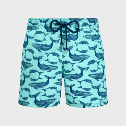 Vilebrequin - Whales Badeshorts Für Herren - Bademode - Moorea - Blau - Größe L Vilebrequin - Whales Badeshorts Für Herren - Bademode - Moorea - Blau - Größe L