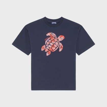 Vilebrequin - Turtle Oversize-t-shirt Aus Bio-baumwolle Für Jungen - T-shirt - Galileo - Blau - Größe 4 Vilebrequin - Turtle Oversize-t-shirt Aus Bio-baumwolle Für Jungen - T-shirt - Galileo - Blau - Größe 4