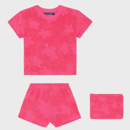 Vilebrequin - Jaquard-set Aus Frottee Für Babys - Baby Set - Baao - Rosa - Größe 12M Vilebrequin - Jaquard-set Aus Frottee Für Babys - Baby Set - Baao - Rosa - Größe 12M