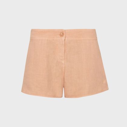 Vilebrequin - Bermudashorts Aus Leinen Für Damen - Bermuda - Loise - Rosa - Größe XL Vilebrequin - Bermudashorts Aus Leinen Für Damen - Bermuda - Loise - Rosa - Größe XL