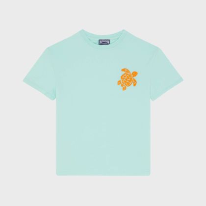 Vilebrequin - T-shirt Aus Bio-baumwolle Mit Aufgestickter Schildkröte Für Jungen - T-shirt - Gabin - Grün - Größe 2 Vilebrequin - T-shirt Aus Bio-baumwolle Mit Aufgestickter Schildkröte Für Jungen - T-shirt - Gabin - Grün - Größe 2