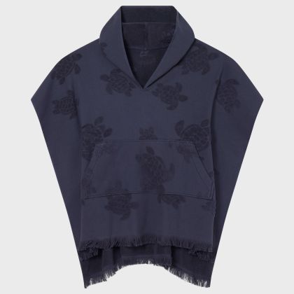 Vilebrequin - Poncho Aus Frottee - Poncho - Paco - Blau - Größe OSFA Vilebrequin - Poncho Aus Frottee - Poncho - Paco - Blau - Größe OSFA