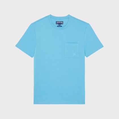 Vilebrequin - Solid T-shirt Aus Bio-baumwolle Für Herren - T-shirt - Titan - Blau - Größe XXL Vilebrequin - Solid T-shirt Aus Bio-baumwolle Für Herren - T-shirt - Titan - Blau - Größe XXL