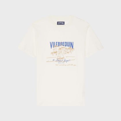 Vilebrequin - Vbq Bateau T-shirt Aus Baumwolle Für Herren - T-shirt - Portisol - Weiss - Größe XXL Vilebrequin - Vbq Bateau T-shirt Aus Baumwolle Für Herren - T-shirt - Portisol - Weiss - Größe XXL