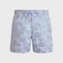 Vilebrequin - Ronde Des Tortues Jacquard Badeshorts Für Herren - Bademode - Moopea - Weiss - Größe S Vilebrequin - Ronde Des Tortues Jacquard Badeshorts Für Herren - Bademode - Moopea - Weiss - Größe S