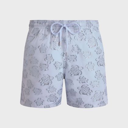 Vilebrequin - Ronde Des Tortues Jacquard Badeshorts Für Herren - Bademode - Moopea - Weiss - Größe S Vilebrequin - Ronde Des Tortues Jacquard Badeshorts Für Herren - Bademode - Moopea - Weiss - Größe S