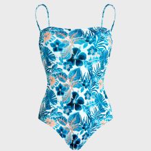 Vilebrequin - Island Flowers Bustier-badeanzug Für Damen - Bademode - Facette - Weiss - Größe M Vilebrequin - Island Flowers Bustier-badeanzug Für Damen - Bademode - Facette - Weiss - Größe M