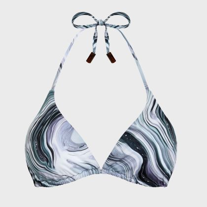 Vilebrequin - Marble Triangel-bikinioberteil Für Damen - Bademode - Fleur - Weiss - Größe XL Vilebrequin - Marble Triangel-bikinioberteil Für Damen - Bademode - Fleur - Weiss - Größe XL