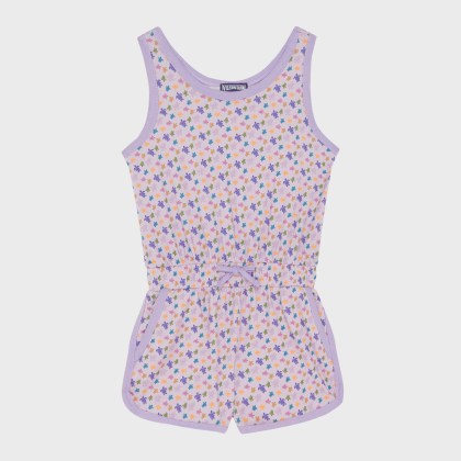 Vilebrequin - Micro Ronde Des Tortues Playsuit Aus Bio-baumwolle Für Mädchen - Com - Girafa - Violett - Größe 6 Vilebrequin - Micro Ronde Des Tortues Playsuit Aus Bio-baumwolle Für Mädchen - Com - Girafa - Violett - Größe 6