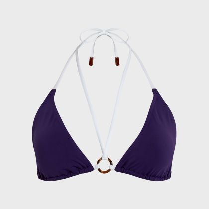 Vilebrequin - Solid Triangel-bikinioberteil Für Damen - Bademode - Florane - Violett - Größe XS Vilebrequin - Solid Triangel-bikinioberteil Für Damen - Bademode - Florane - Violett - Größe XS