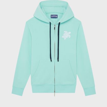 Vilebrequin - Baumwoll-cardigan Mit Durchgehendem Reißverschluss Und Großer Schildkrötenstickerei Für Herren - Sweatshirt - Malanti - Grün - Größe L Vilebrequin - Baumwoll-cardigan Mit Durchgehendem Reißverschluss Und Großer Schildkrötenstickerei Für Herren - Sweatshirt - Malanti - Grün - Größe L