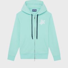 Vilebrequin - Baumwoll-cardigan Mit Durchgehendem Reißverschluss Und Großer Schildkrötenstickerei Für Herren - Sweatshirt - Malanti - Grün - Größe XL Vilebrequin - Baumwoll-cardigan Mit Durchgehendem Reißverschluss Und Großer Schildkrötenstickerei Für Herren - Sweatshirt - Malanti - Grün - Größe XL