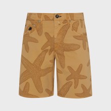 Vilebrequin - Gabardine-bermudashorts Mit Starfish Darkening-print Für Herren - Bermuda - Garonne - Marone - Größe 30 Vilebrequin - Gabardine-bermudashorts Mit Starfish Darkening-print Für Herren - Bermuda - Garonne - Marone - Größe 30