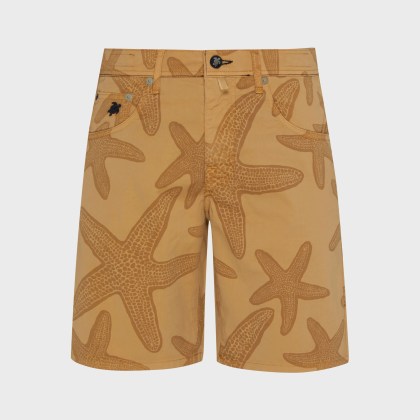 Vilebrequin - Gabardine-bermudashorts Mit Starfish Darkening-print Für Herren - Bermuda - Garonne - Marone - Größe 38 Vilebrequin - Gabardine-bermudashorts Mit Starfish Darkening-print Für Herren - Bermuda - Garonne - Marone - Größe 38