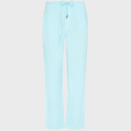 Vilebrequin - Solid Weite Leinenhose Für Herren - Hose - Pacha - Blau - Größe XL Vilebrequin - Solid Weite Leinenhose Für Herren - Hose - Pacha - Blau - Größe XL