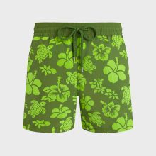 Vilebrequin - Tropical Turtles Badeshorts Für Herren - Bademode - Moorea - Grün - Größe XXL Vilebrequin - Tropical Turtles Badeshorts Für Herren - Bademode - Moorea - Grün - Größe XXL