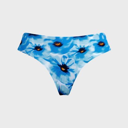 Vilebrequin - Mittelhohe Poppies Bikinihose Für Damen - Bademode - Lack - Blau - Größe S Vilebrequin - Mittelhohe Poppies Bikinihose Für Damen - Bademode - Lack - Blau - Größe S