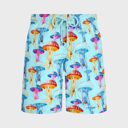 Vilebrequin - Lange Medusair Badeshorts Für Herren - Bademode - Okoa - Blau - Größe L Vilebrequin - Lange Medusair Badeshorts Für Herren - Bademode - Okoa - Blau - Größe L