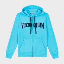 Vilebrequin - Logo Sweatshirtjacke Mit Kapuze Und Stickerei Für Herren - Sweatshirt - Martin-z - Blau - Größe XL Vilebrequin - Logo Sweatshirtjacke Mit Kapuze Und Stickerei Für Herren - Sweatshirt - Martin-z - Blau - Größe XL
