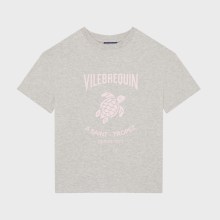 Vilebrequin - T-shirt Mit Gummi-logo Für Jungen - T-shirt - Gabin - Grau - Größe 2 Vilebrequin - T-shirt Mit Gummi-logo Für Jungen - T-shirt - Gabin - Grau - Größe 2