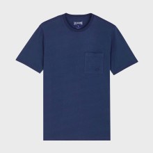 Vilebrequin - Solid T-shirt Aus Bio-baumwolle Für Herren - T-shirt - Titan - Blau - Größe L Vilebrequin - Solid T-shirt Aus Bio-baumwolle Für Herren - T-shirt - Titan - Blau - Größe L