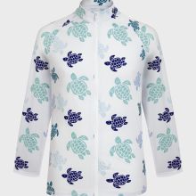 Vilebrequin - Langärmeliger Tortues Multicolores Rashguard Mit Reißverschluss Für Herren - Rashguard - Rock-z - Weiss - Größe M Vilebrequin - Langärmeliger Tortues Multicolores Rashguard Mit Reißverschluss Für Herren - Rashguard - Rock-z - Weiss - Größe M