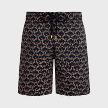 Vilebrequin - Lange Turtles Chain Stretch-badeshorts Für Herren - Bademode - Okorise - Blau - Größe M Vilebrequin - Lange Turtles Chain Stretch-badeshorts Für Herren - Bademode - Okorise - Blau - Größe M