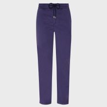Vilebrequin - Tencel-baumwollhose Mit Elastischem Bund Für Herren - Hose - Clemence - Blau - Größe 34 Vilebrequin - Tencel-baumwollhose Mit Elastischem Bund Für Herren - Hose - Clemence - Blau - Größe 34