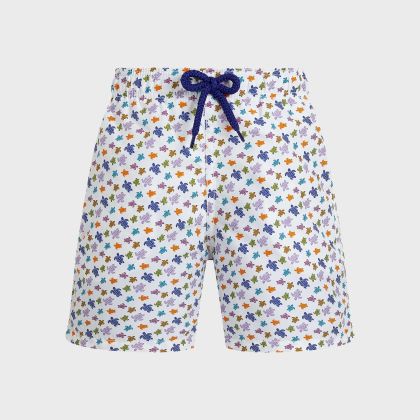 Vilebrequin - Micro Ronde Des Tortues Badeshorts Für Jungen - Bademode - Jim - Weiss - Größe 12 Vilebrequin - Micro Ronde Des Tortues Badeshorts Für Jungen - Bademode - Jim - Weiss - Größe 12