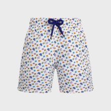 Vilebrequin - Micro Ronde Des Tortues Badeshorts Für Jungen - Bademode - Jim - Weiss - Größe 2 Vilebrequin - Micro Ronde Des Tortues Badeshorts Für Jungen - Bademode - Jim - Weiss - Größe 2