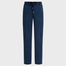 Vilebrequin - Solid Hose Aus Baumwolle Und Tencel Für Herren - Jeanshose - Clemence - Blau - Größe 35 Vilebrequin - Solid Hose Aus Baumwolle Und Tencel Für Herren - Jeanshose - Clemence - Blau - Größe 35