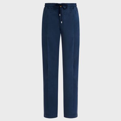 Vilebrequin - Solid Hose Aus Baumwolle Und Tencel Für Herren - Jeanshose - Clemence - Blau - Größe 38 Vilebrequin - Solid Hose Aus Baumwolle Und Tencel Für Herren - Jeanshose - Clemence - Blau - Größe 38
