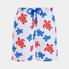 Vilebrequin - Lange Tortues Multicolores Badeshorts Für Herren - Bademode - Okoa - Weiss - Größe XXXL Vilebrequin - Lange Tortues Multicolores Badeshorts Für Herren - Bademode - Okoa - Weiss - Größe XXXL