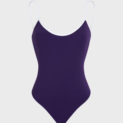 Vilebrequin - Solid Badeanzug Mit Tiefem Rückenausschnitt Für Damen - Bademode - Lamia - Violett - Größe XL Vilebrequin - Solid Badeanzug Mit Tiefem Rückenausschnitt Für Damen - Bademode - Lamia - Violett - Größe XL