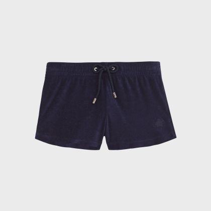 Vilebrequin - Solid Frottee-shorts Für Damen - Shorty - Fiora - Blau - Größe S Vilebrequin - Solid Frottee-shorts Für Damen - Shorty - Fiora - Blau - Größe S
