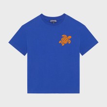 Vilebrequin - T-shirt Aus Bio-baumwolle Mit Aufgestickter Schildkröte Für Jungen - T-shirt - Gabin - Blau - Größe 6 Vilebrequin - T-shirt Aus Bio-baumwolle Mit Aufgestickter Schildkröte Für Jungen - T-shirt - Gabin - Blau - Größe 6