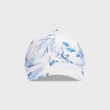 Vilebrequin - Medusa And Shells Kappe Aus Leinen Für Herren - Mütze - Camo - Weiss - Größe OSFA Vilebrequin - Medusa And Shells Kappe Aus Leinen Für Herren - Mütze - Camo - Weiss - Größe OSFA