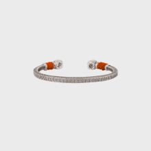 Vilebrequin - Versilbertes Jonc Armband Für Herren – Vilebrequin X Gas Bijoux - Bracelet - Sari - Orange - Größe OSFA Vilebrequin - Versilbertes Jonc Armband Für Herren – Vilebrequin X Gas Bijoux - Bracelet - Sari - Orange - Größe OSFA