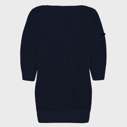 Vilebrequin - Solid Häkelpullover Für Damen - Pullover - Linh - Blau - Größe XS Vilebrequin - Solid Häkelpullover Für Damen - Pullover - Linh - Blau - Größe XS