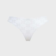 Vilebrequin - Turtles Monogram Midi-bikinihose Aus Jacquard Für Damen - Bademode - Frise - Weiss - Größe S Vilebrequin - Turtles Monogram Midi-bikinihose Aus Jacquard Für Damen - Bademode - Frise - Weiss - Größe S