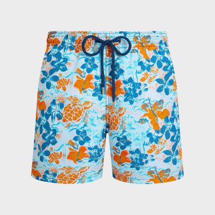 Vilebrequin - Jungle Turtles Badeshorts Für Herren - Bademode - Moorea - Blau - Größe XXXL Vilebrequin - Jungle Turtles Badeshorts Für Herren - Bademode - Moorea - Blau - Größe XXXL