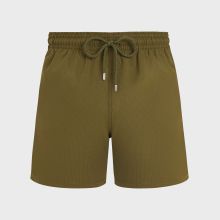 Vilebrequin - Ultraleichte Und Verstaubare Solid Badeshorts Mit Mikroperforation Für Herren - Bademode - Mahina - Grün - Größe XXL Vilebrequin - Ultraleichte Und Verstaubare Solid Badeshorts Mit Mikroperforation Für Herren - Bademode - Mahina - Grün - Größe XXL