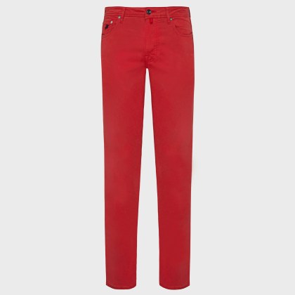 Vilebrequin - Herrenhose Aus Tencel-gabardine Im 5-taschen-design - Jeanshose - Gbetta18 - Rot - Größe 32 Vilebrequin - Herrenhose Aus Tencel-gabardine Im 5-taschen-design - Jeanshose - Gbetta18 - Rot - Größe 32