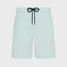 Vilebrequin - Satin-bermudashorts Aus Tencel Und Baumwolle Für Herren - Bermuda - Levant - Blau - Größe 40 Vilebrequin - Satin-bermudashorts Aus Tencel Und Baumwolle Für Herren - Bermuda - Levant - Blau - Größe 40
