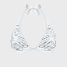 Vilebrequin - Neckholder-bikinioberteil Mit Strass Für Damen - Bademode - Flecha - Weiss - Größe S Vilebrequin - Neckholder-bikinioberteil Mit Strass Für Damen - Bademode - Flecha - Weiss - Größe S