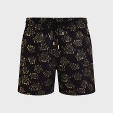 Vilebrequin - Ronde Des Tortues Jacquard Badeshorts Für Herren - Bademode - Moopea - Schwarz - Größe M Vilebrequin - Ronde Des Tortues Jacquard Badeshorts Für Herren - Bademode - Moopea - Schwarz - Größe M