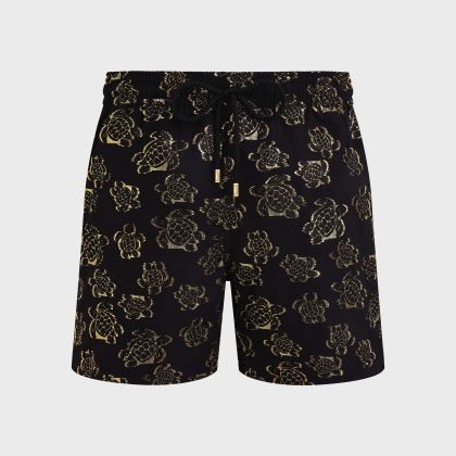 Vilebrequin - Ronde Des Tortues Jacquard Badeshorts Für Herren - Bademode - Moopea - Schwarz - Größe M Vilebrequin - Ronde Des Tortues Jacquard Badeshorts Für Herren - Bademode - Moopea - Schwarz - Größe M