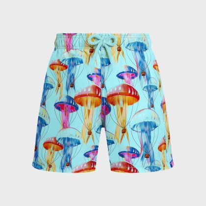 Vilebrequin - Medusair Badeshorts Für Jungen - Bademode - Jim - Blau - Größe 8 Vilebrequin - Medusair Badeshorts Für Jungen - Bademode - Jim - Blau - Größe 8