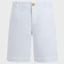 Vilebrequin - Men Satin Cotton Bermuda Shorts Solid - Bermuda - Belin - Weiss - Größe XXL Vilebrequin - Men Satin Cotton Bermuda Shorts Solid - Bermuda - Belin - Weiss - Größe XXL