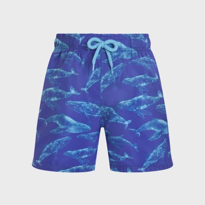 Vilebrequin - Ultraleichte Und Verstaubare Sparkling Whales Badeshorts Für Jungen - Bademode - Jihin - Blau - Größe 4 Vilebrequin - Ultraleichte Und Verstaubare Sparkling Whales Badeshorts Für Jungen - Bademode - Jihin - Blau - Größe 4